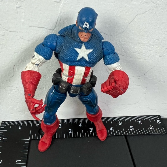 Marvel Legends Toybiz Face Off CAPTAIN AMERICA Steve Rogers 6" Action Figure - Picture 4 of 9